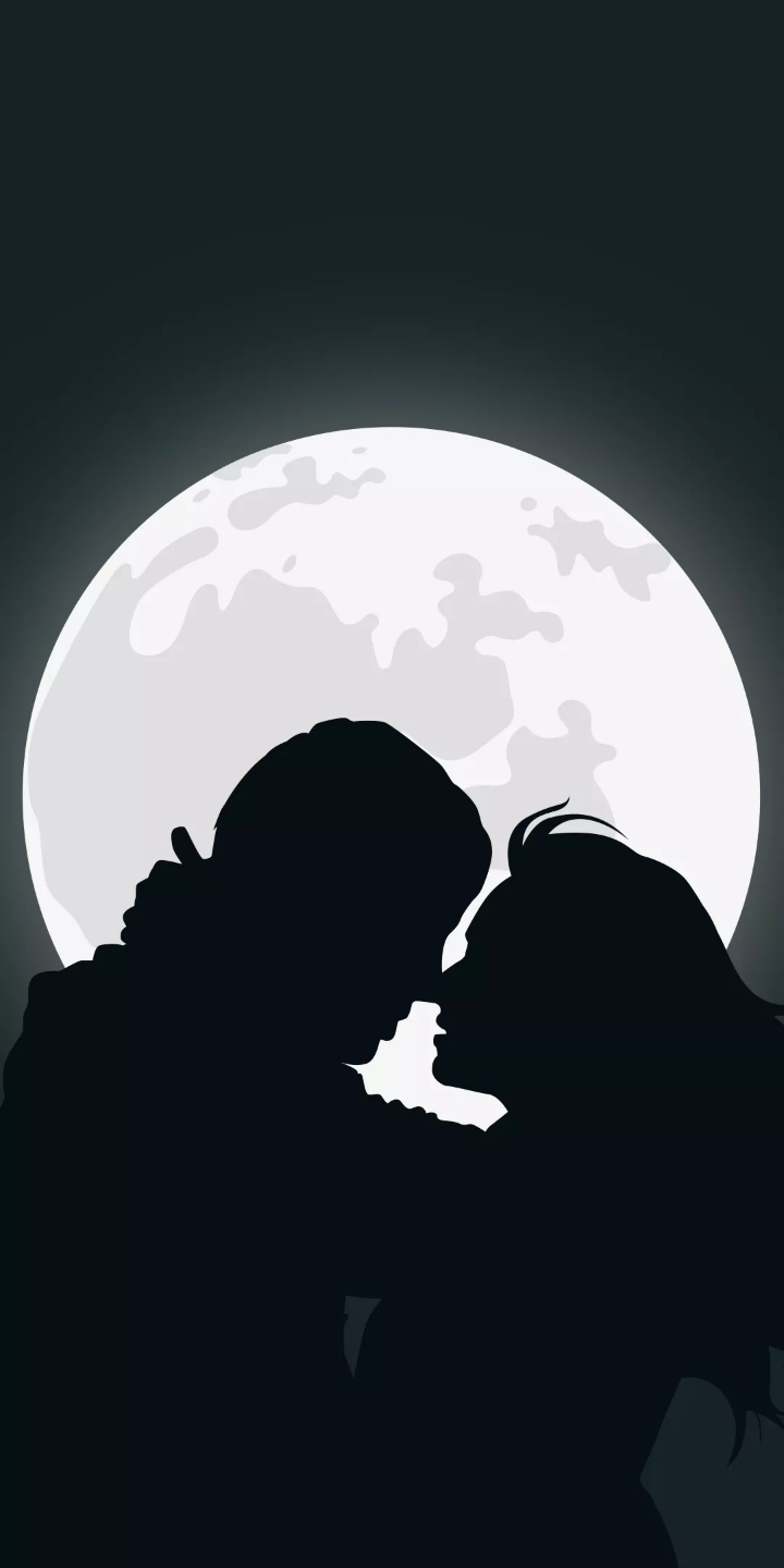 love and moon