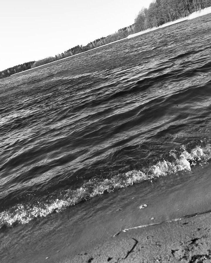 On the beach
