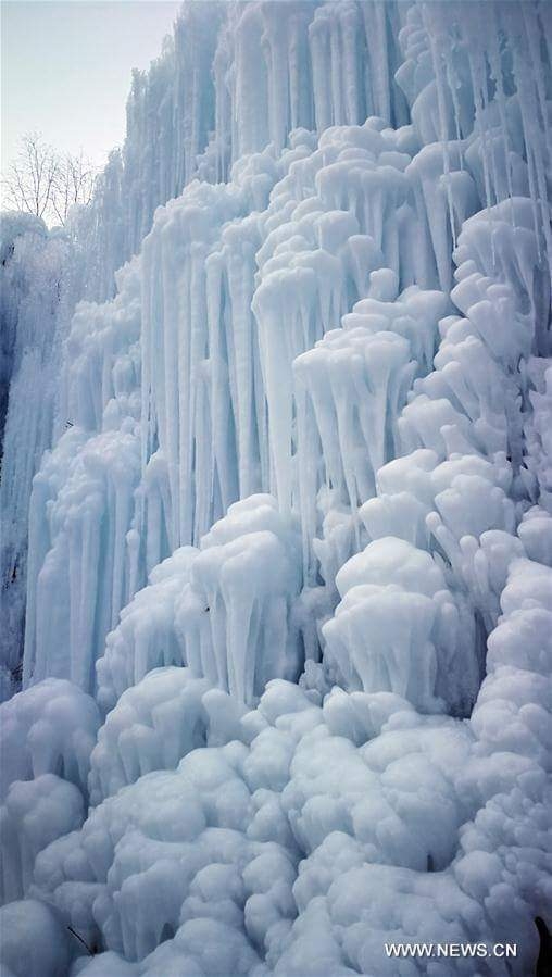 beautiful ice Hill