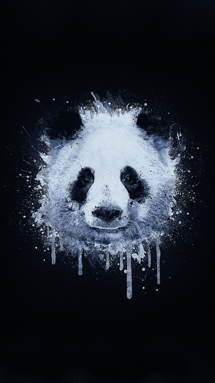 water colour panda