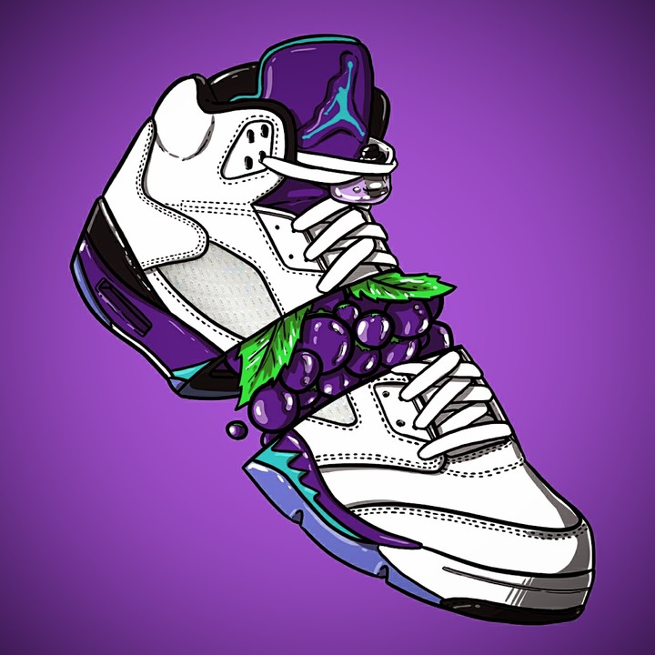 Grape Jordans