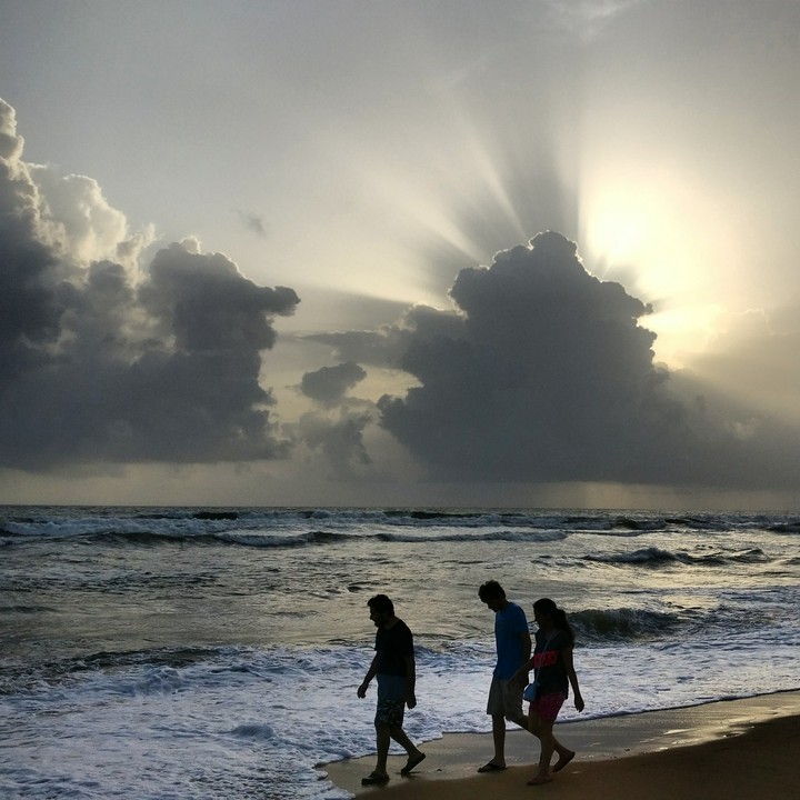 #Beach#evening#sunset
