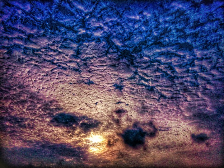 fluffy clouds
