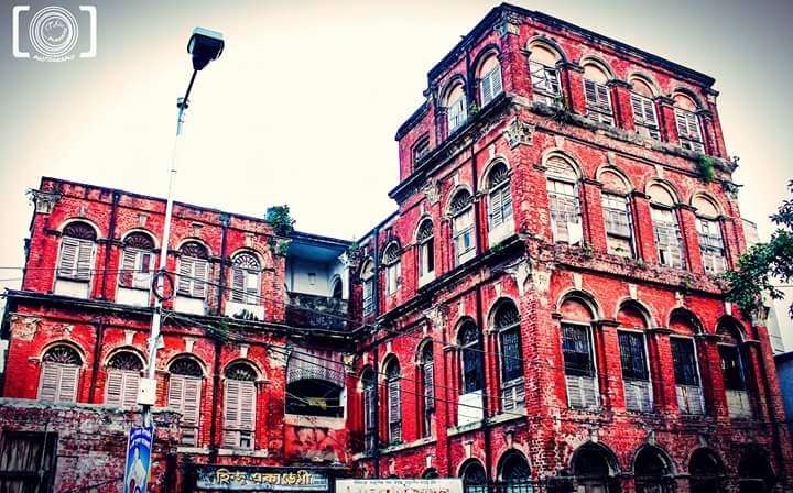red building.