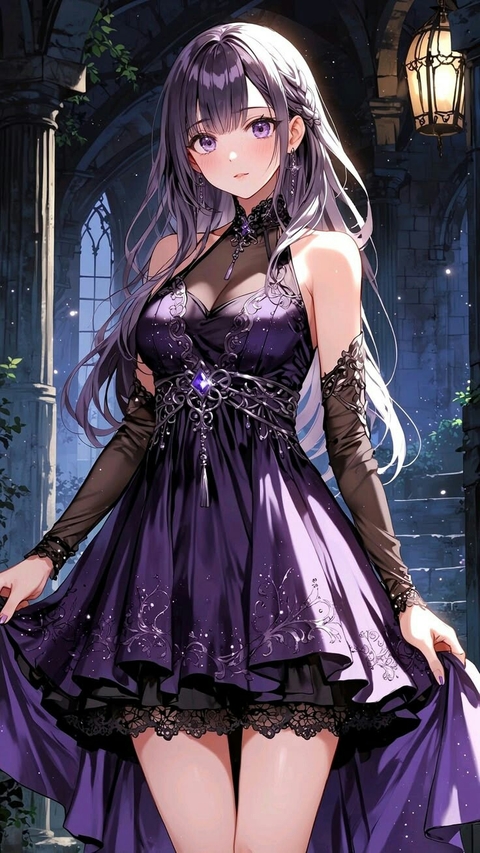 thigh, purple wallpapers