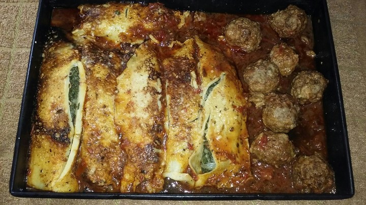 Vegetable cannelloni! Very good!!!