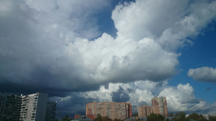 The sky