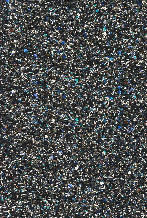 Black tinsel