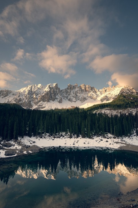 alps, valley achtergronden