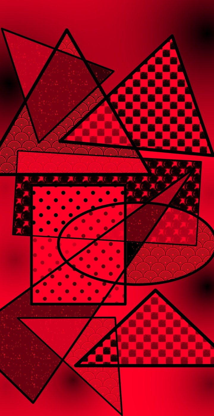 Schwarz -  Rote Figuren