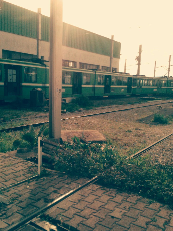 tunisia tram of depot