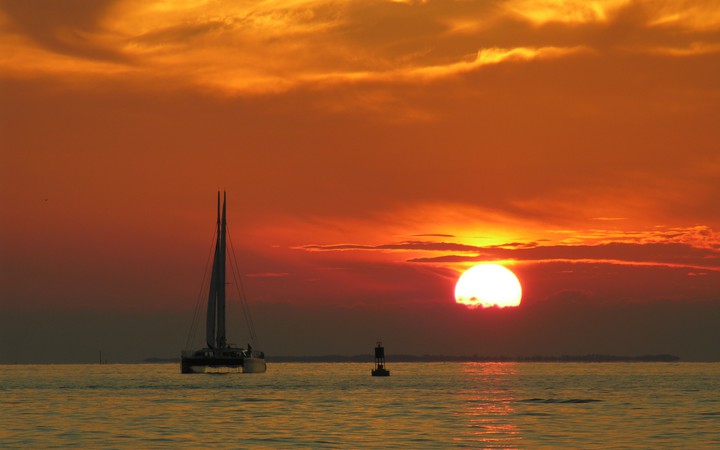 Sunset moment