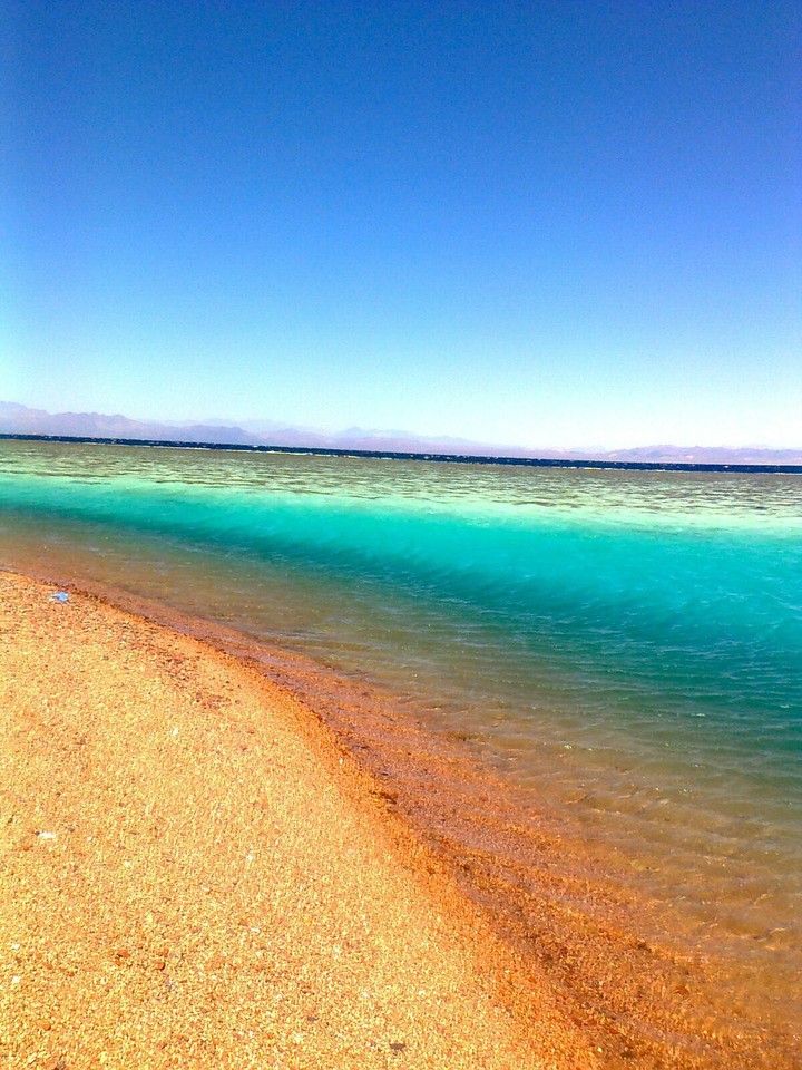 Rainbow in the sea