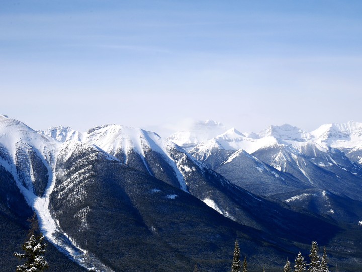 snow mountains