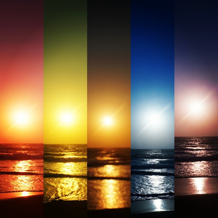 shades of sunset..