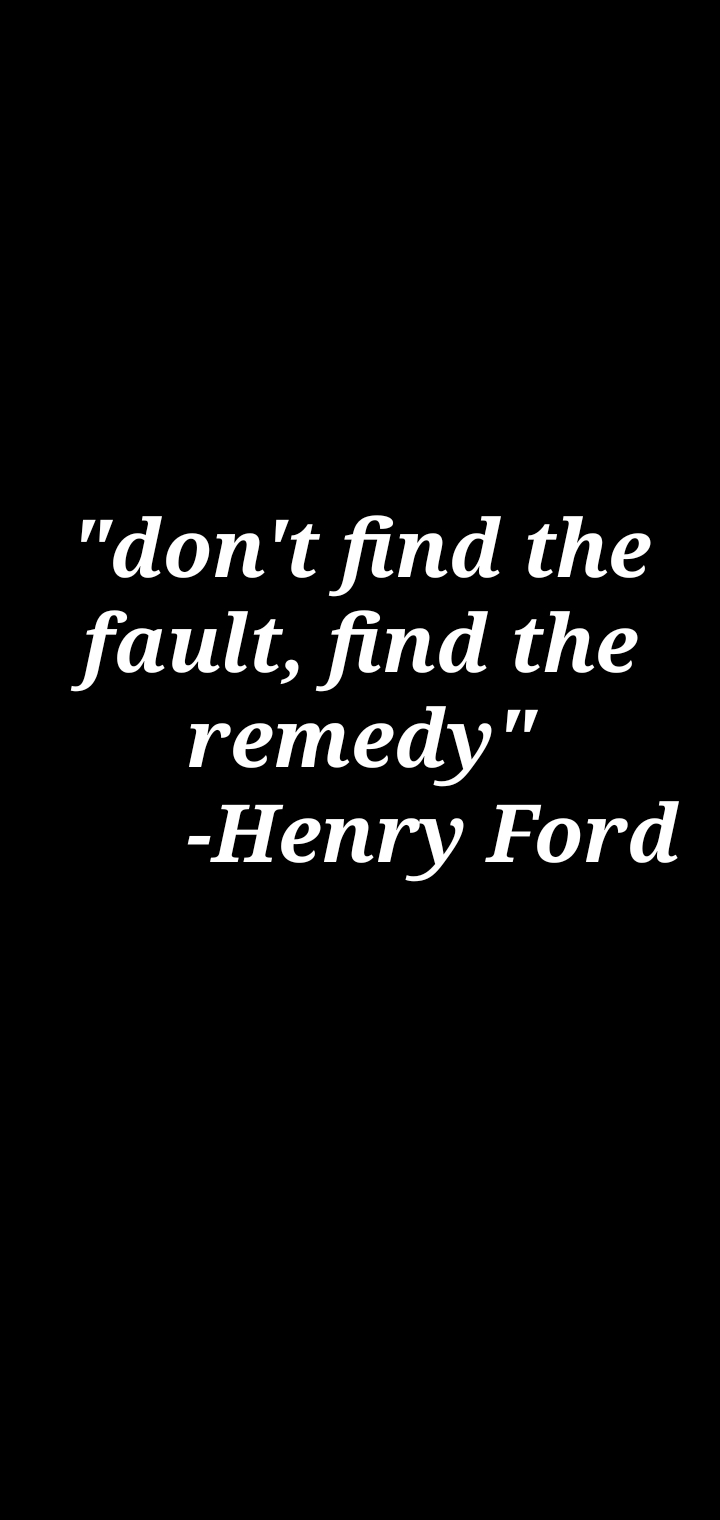 find the remedy!