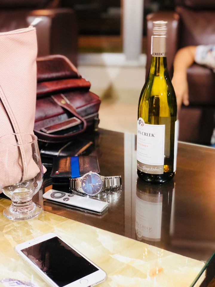 Wine and a good company.