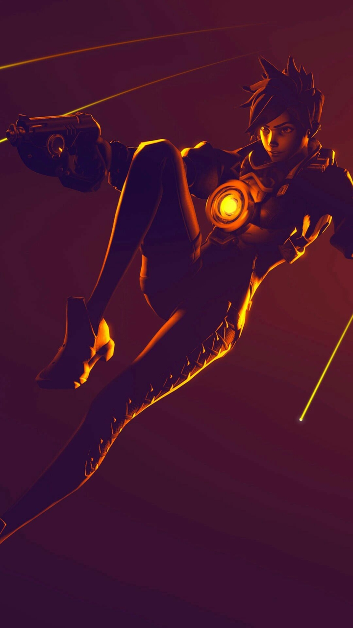Overwatch's Tracer Illustration