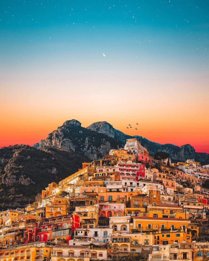 Sunset Over Positano