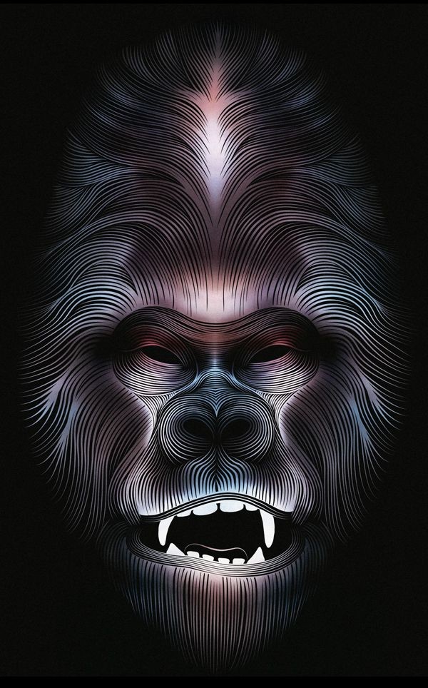 Gorilla wallpaper!