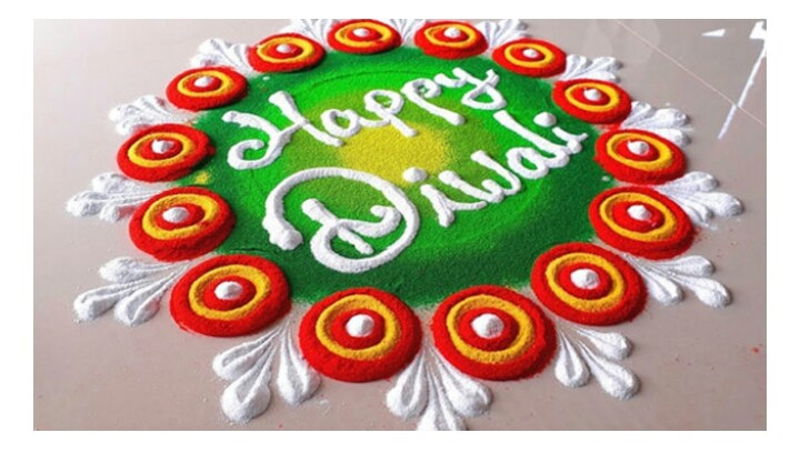 *Nice rangoli*