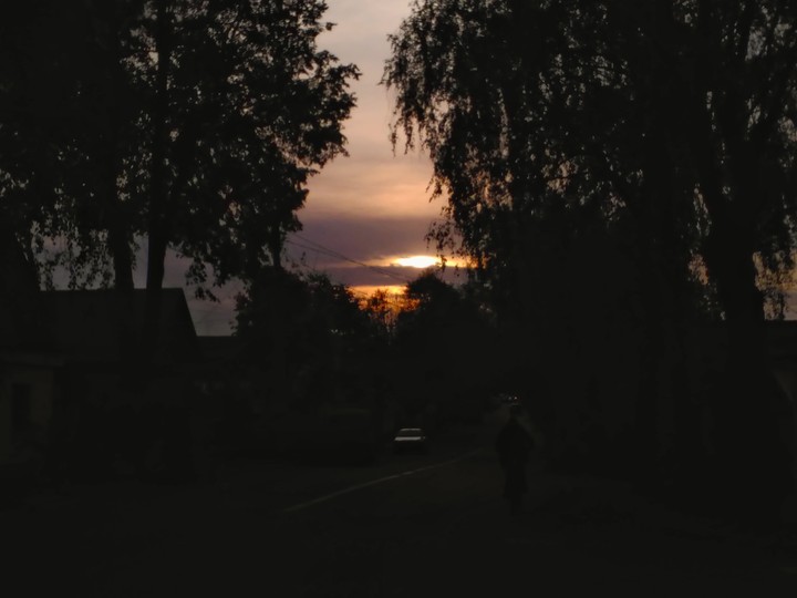 autumn sunset