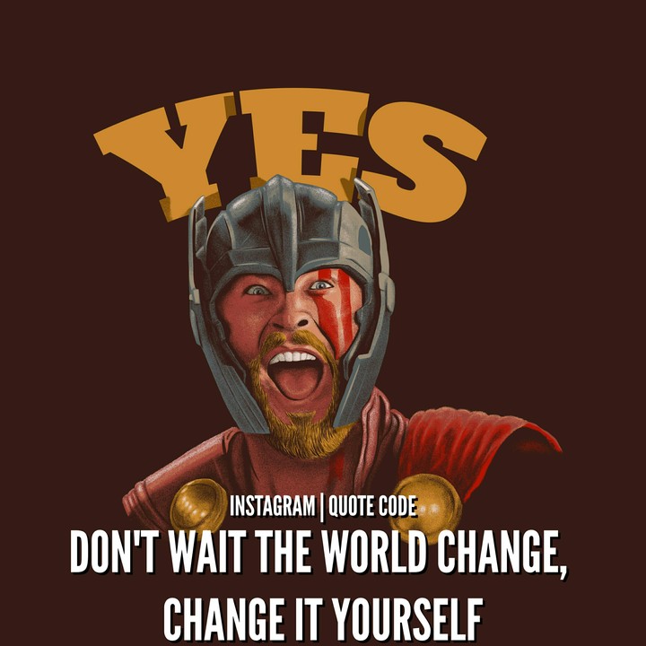 Change the World at your own
