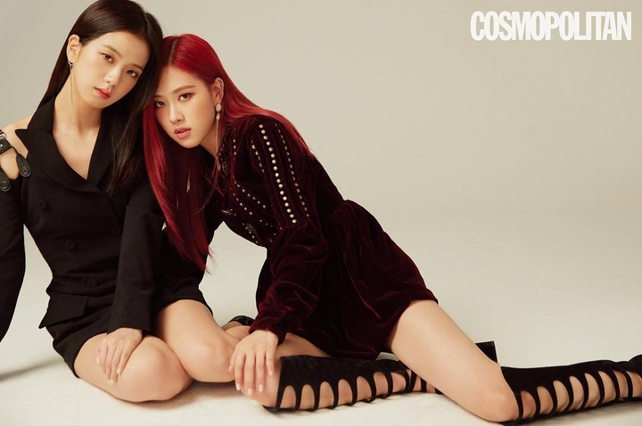 rosè blackpink and kim jisoo