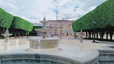 fondos de pantalla fountain, courtyard