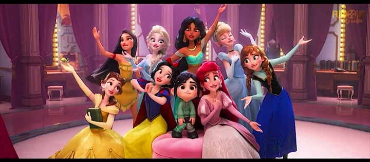 Vanellope and Princess Disney