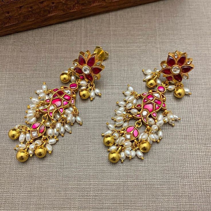 Indian Kundan Earrings