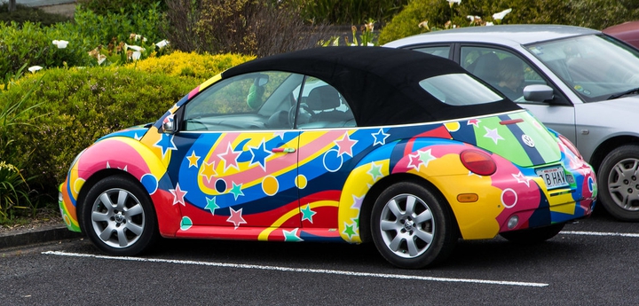 colorful car