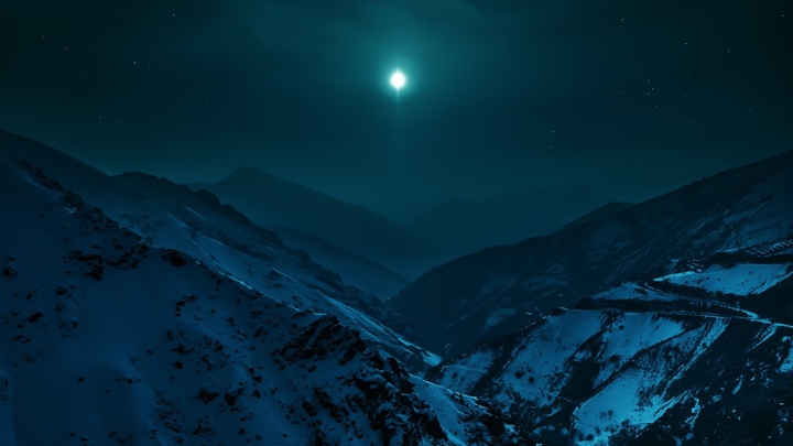 the mountains