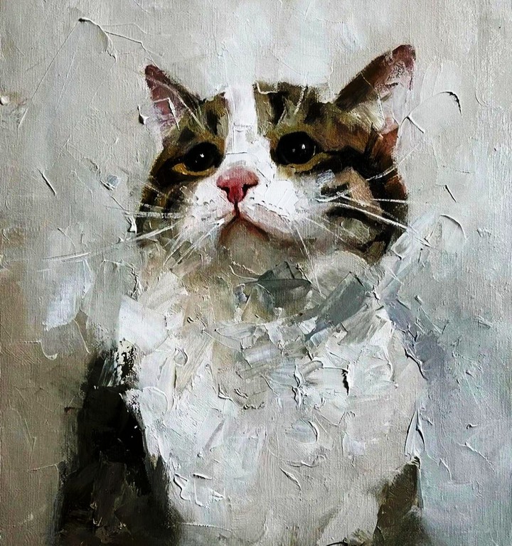 painting cat ?