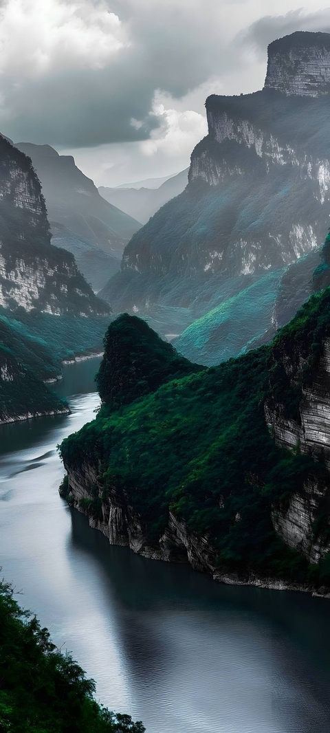 highland, watercourse Hintergrundbilder