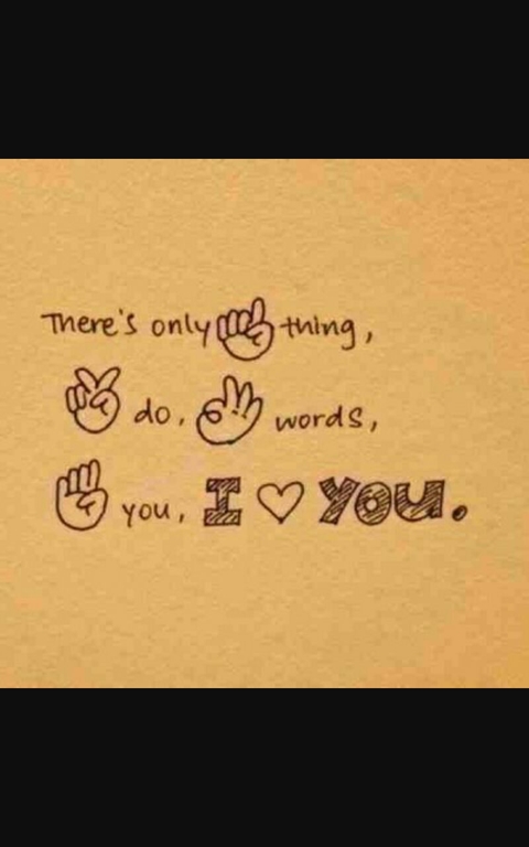 1thing 2do 3words 4you i❤u