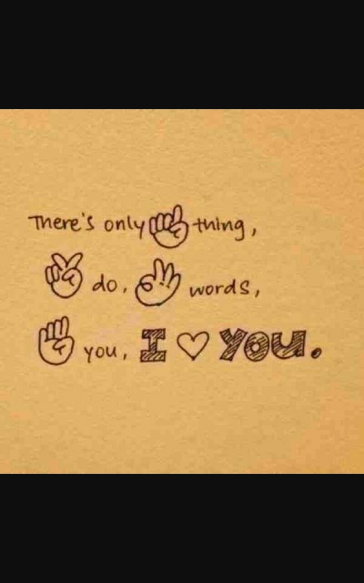 1thing 2do 3words 4you i❤u