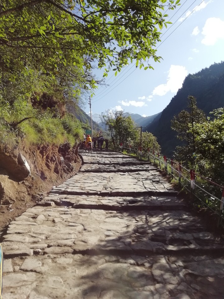 way to mountains