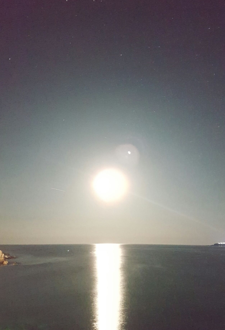 Black sea at night