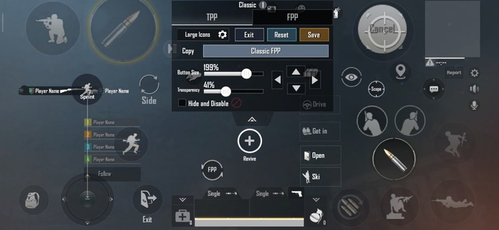 pubg control settings