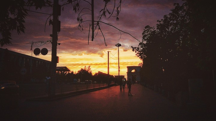 Chisinau sunset