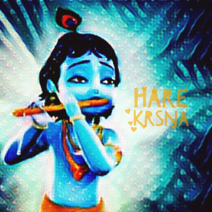 Krsna playing his Flute.