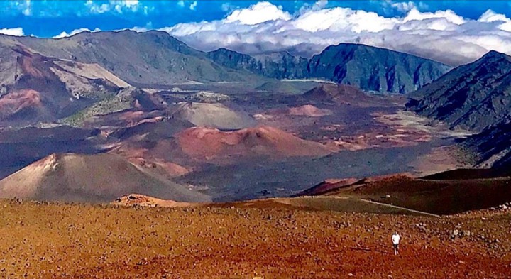 rugged, colorful landscape of Haleakala