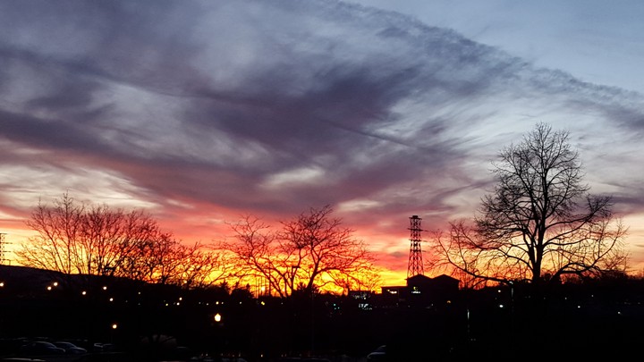 Sunset in a Small City