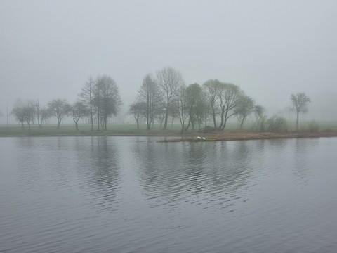 lake, grey achtergronden