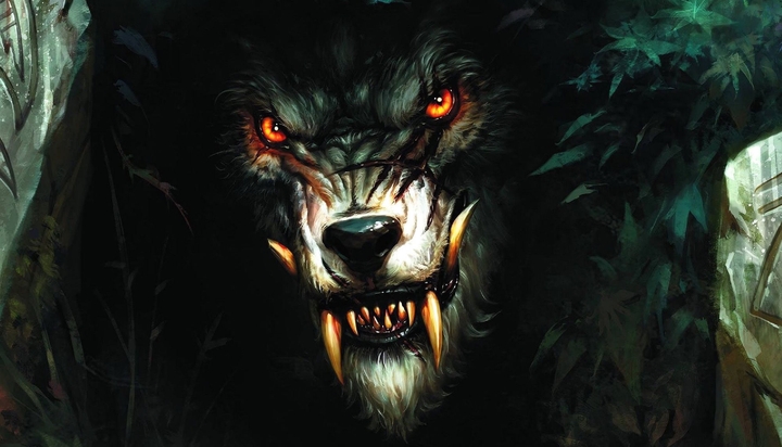 scary wolf