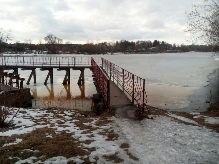 мост на речке Чибрыж,город Городня