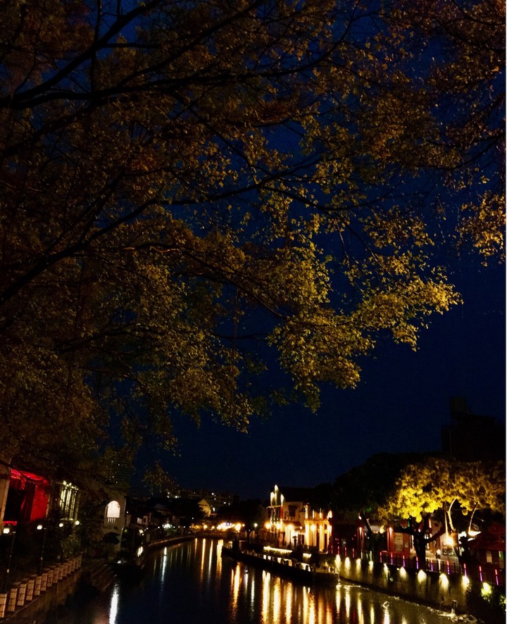 Jonker River Raining Night View