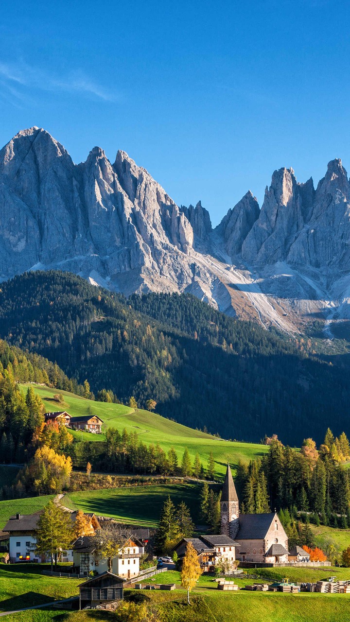 Village in the mountains