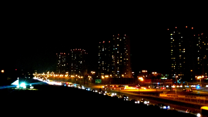 Katowice at night
